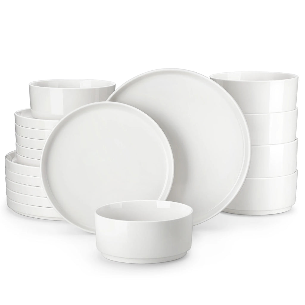 MALACASA Porcelain Dinnerware — Assorted Sets