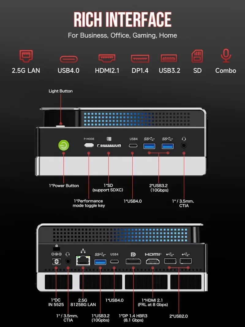 GMKtec EVO-X2 Ryzen AI Max+ 395 Mini PC