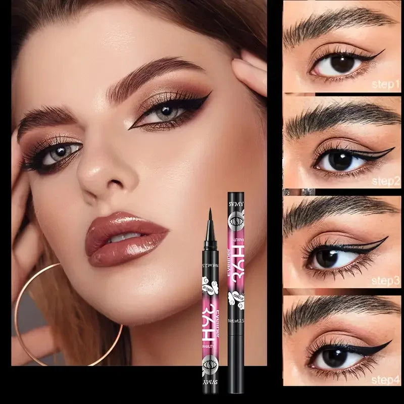 Black Liquid Eyeliner – 12-Piece Set
