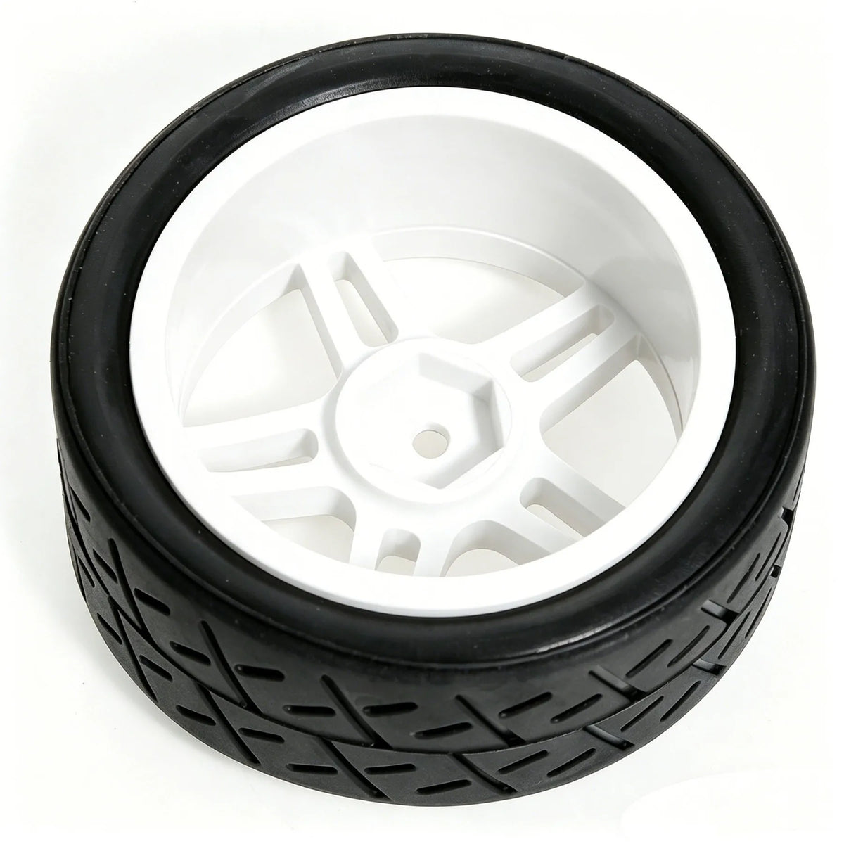 1:10 RC Car Tires & Wheels – Set of 4, 12 mm Hex