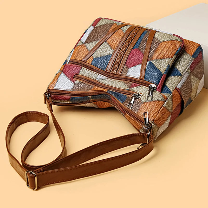 Yogodlns Women's Vintage-Style Crossbody Bag