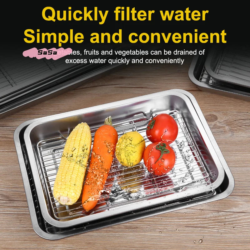 YOWEI Stainless Steel Baking Tray & Cooling Rack