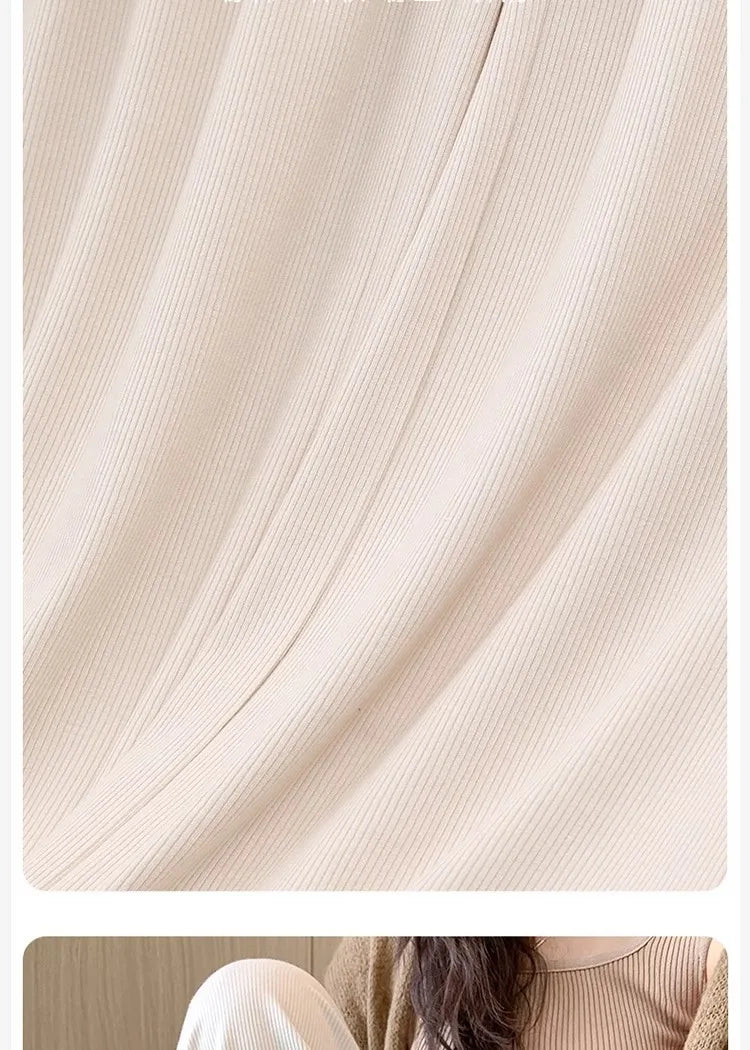 Maternity Trousers Spring and Autumn Outside Wear New Summer Petite Casual Drawstring Straight Wide Leg Trousers Maternity Wear Whispering Desires Shoppe