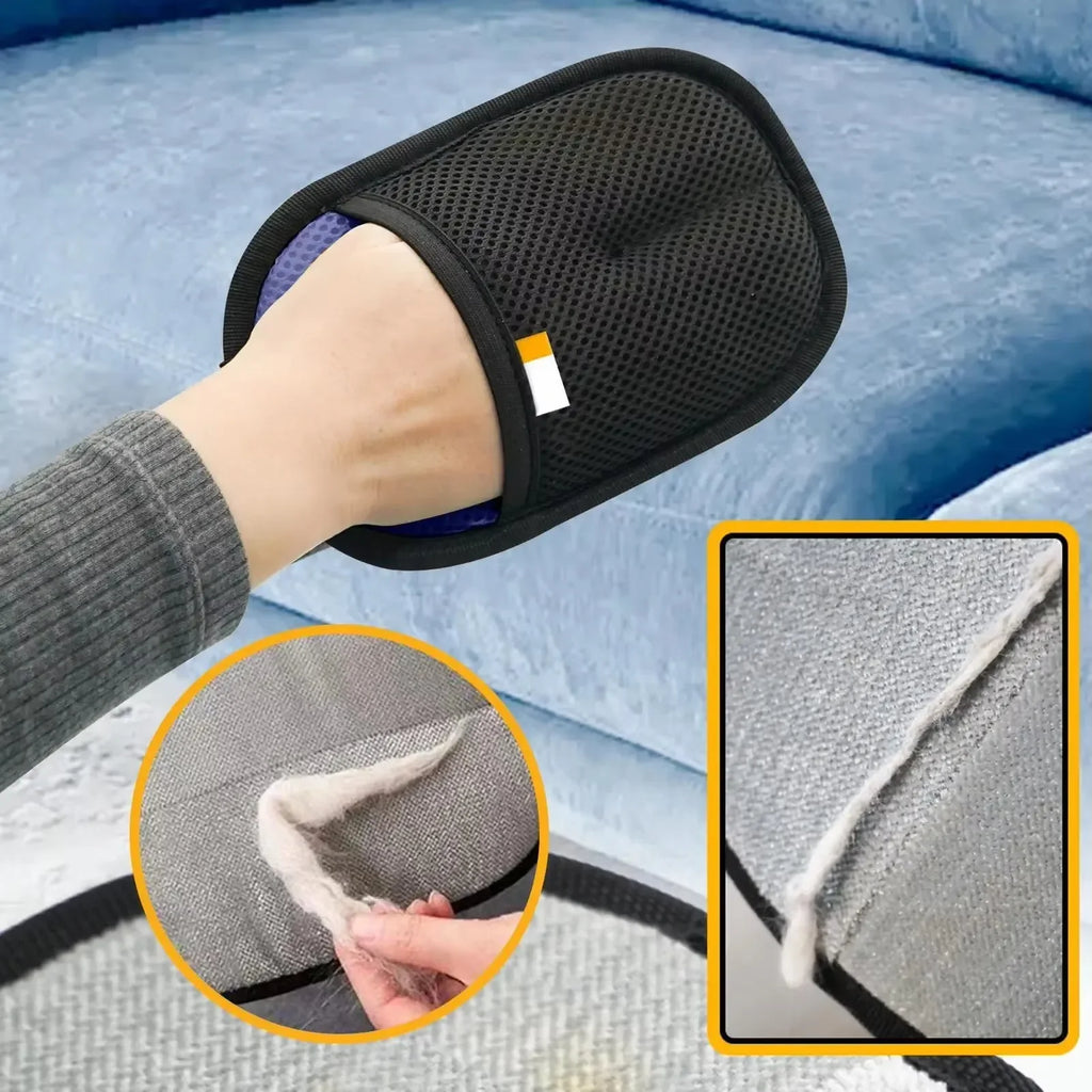 Pet Hair Removal Tool Reusable Static Removal Gloves, Double-Sided Grooming Gloves for Pets, Removes Pet Fur Hair for Carpets Whispering Desires Shoppe