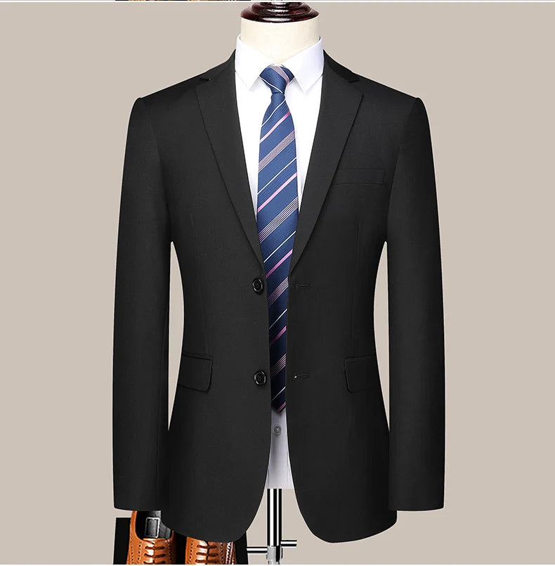Men's Two-Piece Formal Suit – Blazer & Trousers