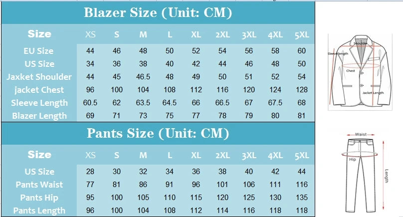 Men's Slim-Fit Two-Piece Wedding Suit