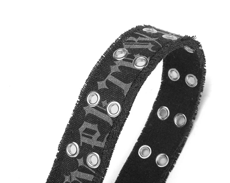 Unisex Double-Prong Canvas Belt