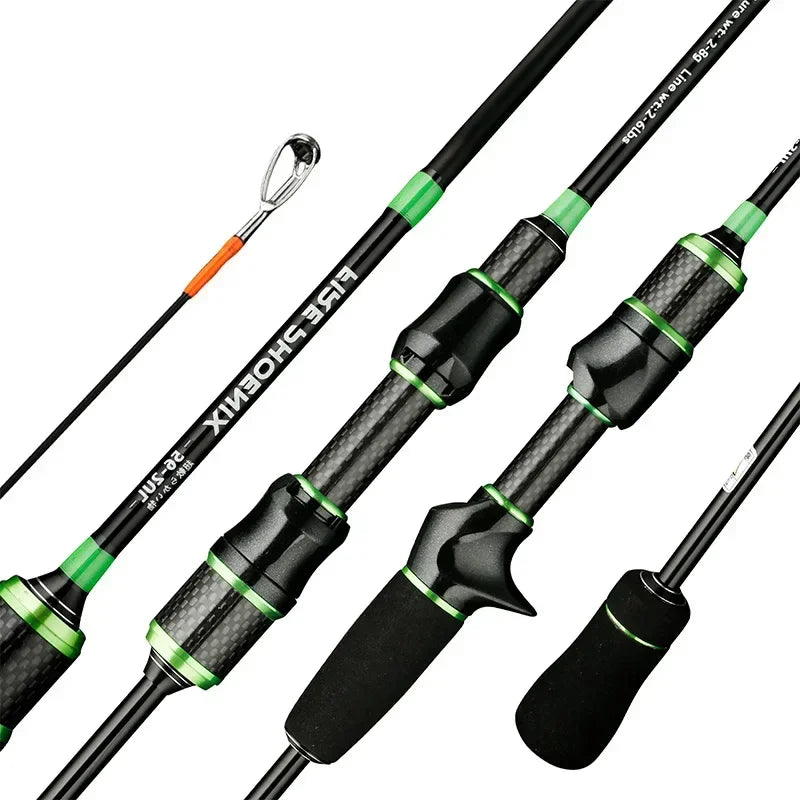 Ultralight Carbon Fishing Rod — Casting or Spinning