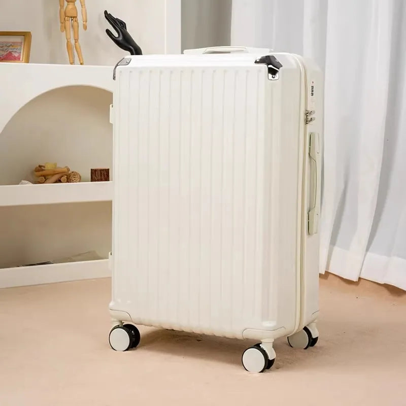 Luggage 2025 New Style 20inch Boarding Small Trolley Suitcase Male Password Leather Suitcase 24 Strong Durable Whispering Desires Shoppe