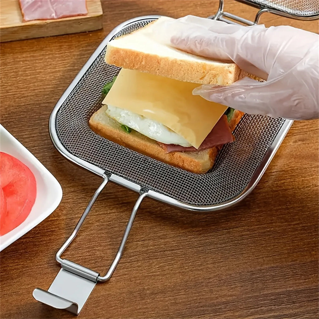Stainless Steel Sandwich Grill Basket