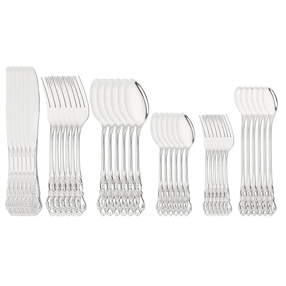 Zoseil Stainless Steel Flatware — 36 Pieces