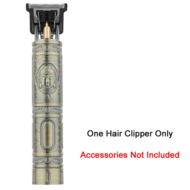 Rechargeable Vintage-Style Hair Trimmer & Clipper