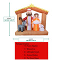 6-Foot LED Inflatable Nativity Scene