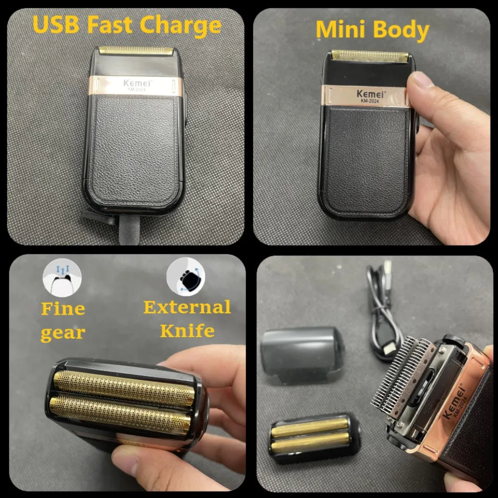 Kemei Cordless Hair Clipper & Trimmer Set