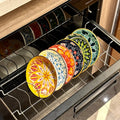 Bohemian Ceramic Plates, 6-Piece Set