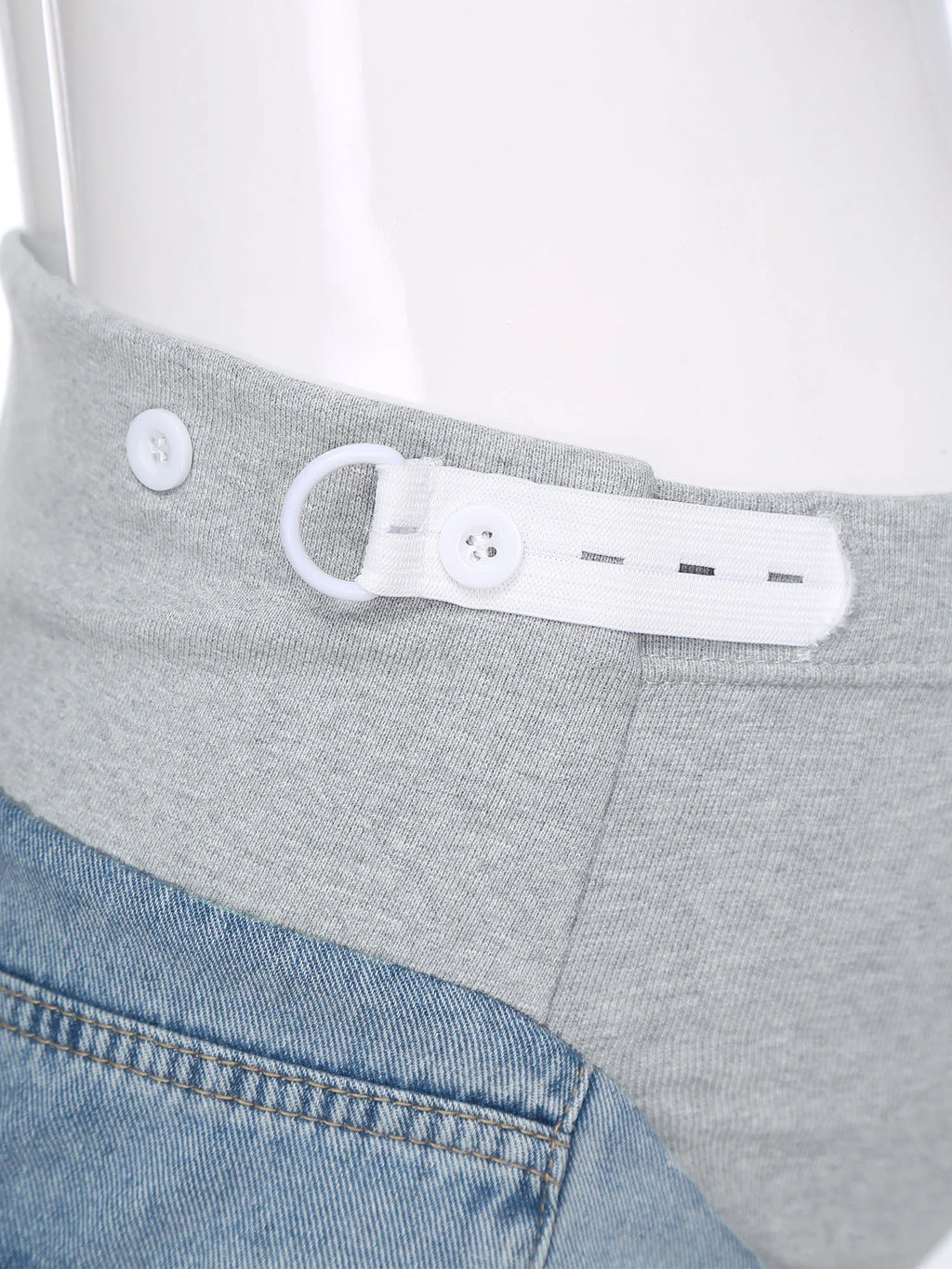 Pregnant Women Jeans High Waist Support Belly Maternity Hip Lifting Elastic Denim Pants Shorts for Daily Work Street Loungewear Whispering Desires Shoppe