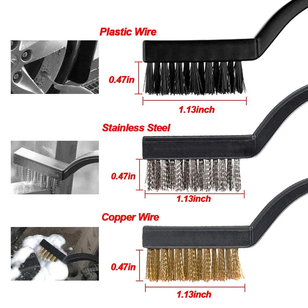 Car Interior Detailing Brush Set
