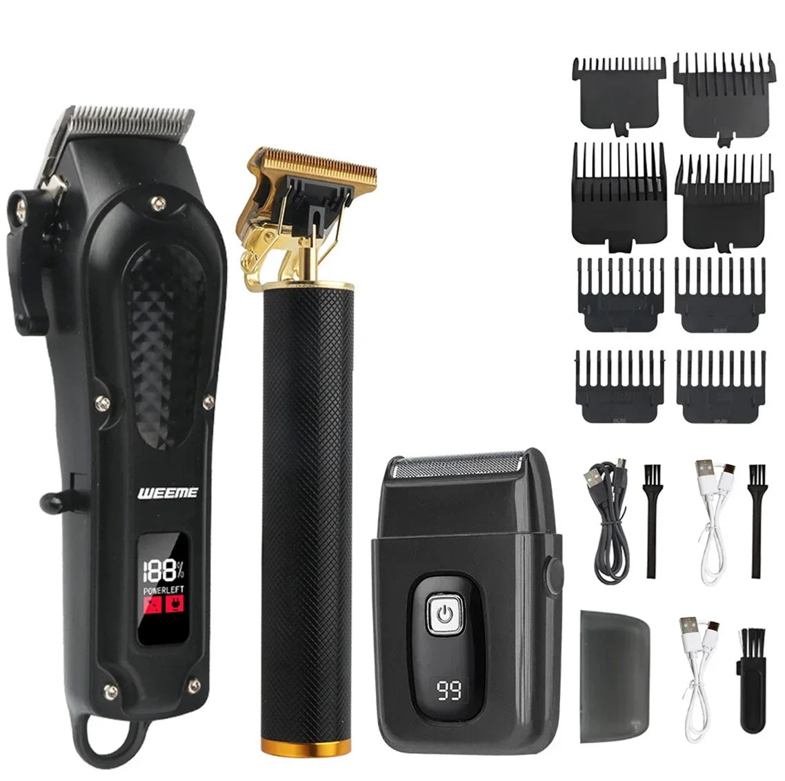 Vintage-Style Rechargeable Hair Trimmer