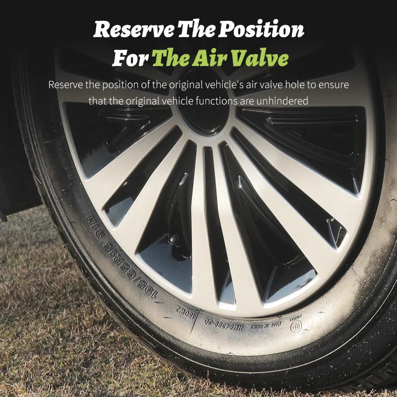 MOTENIO 15-Inch Wheel Covers – Set of 4