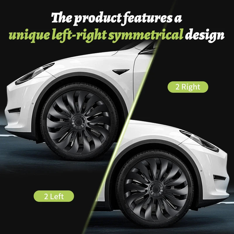 MOTENIO 18-Inch Wheel Covers for Model 3 Highland – Set of 4