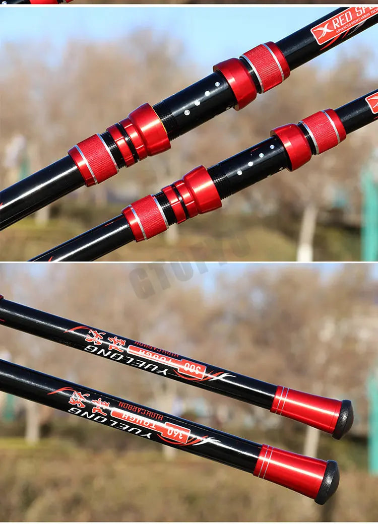 Telescopic Carbon Fishing Rod — 2.1–4.5 m