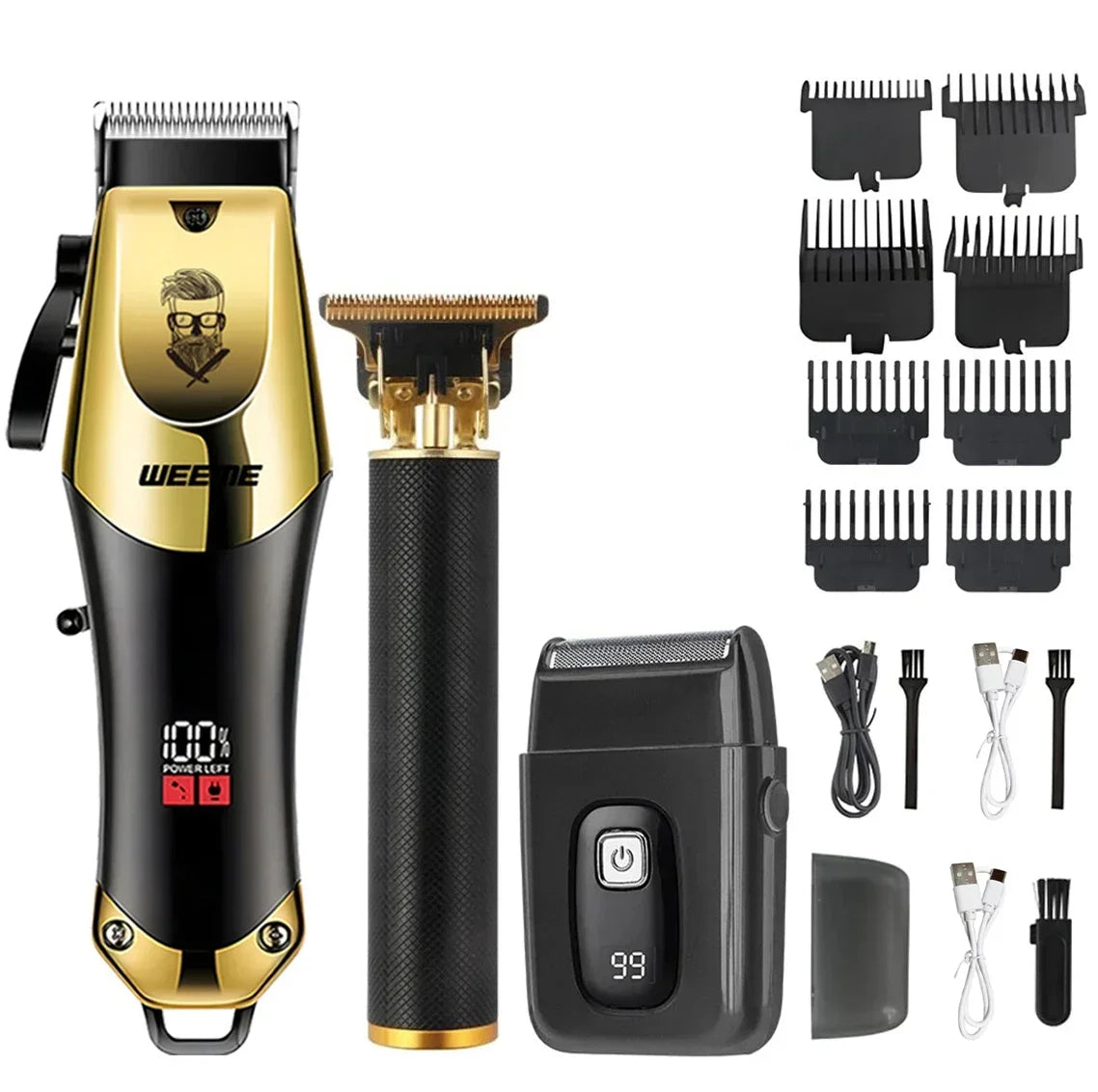 Vintage-Style Rechargeable Hair Trimmer