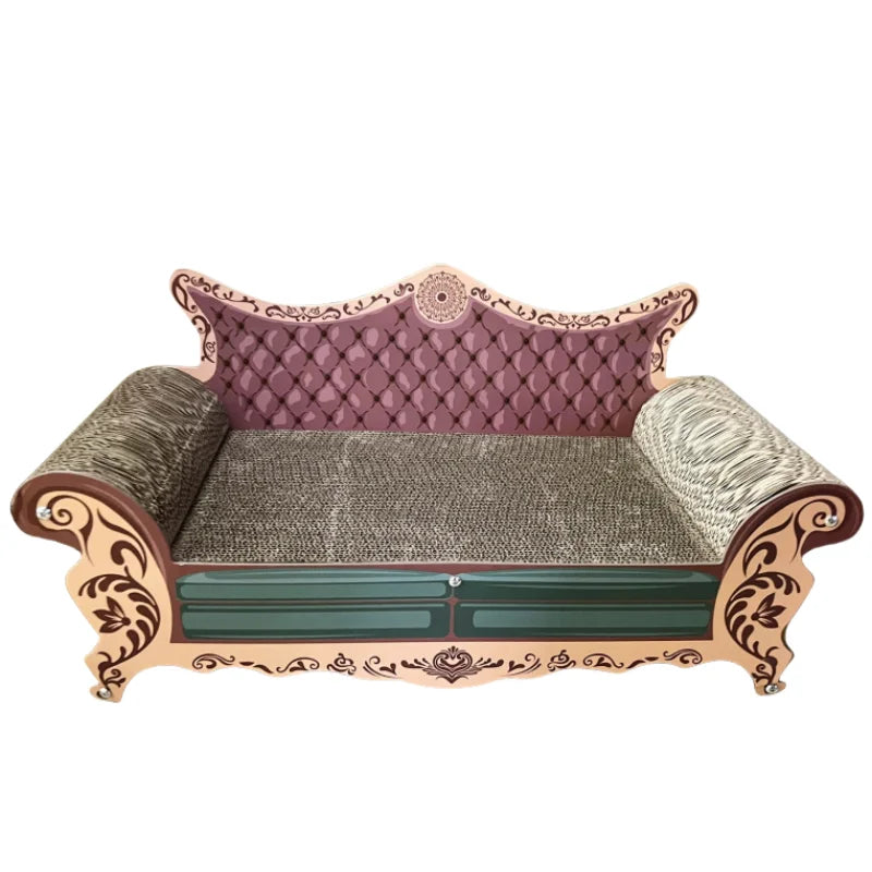 Cat Scratching Sofa Bed with Cardboard Cushion
