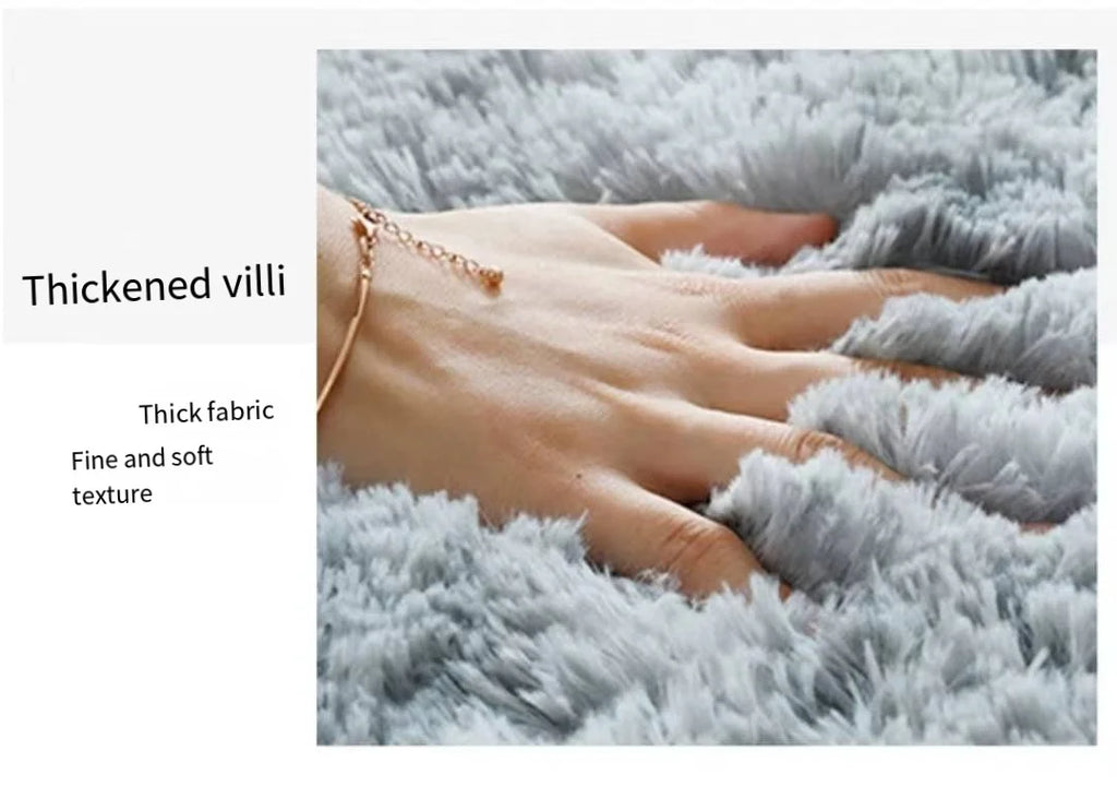 Soft Gradient Polyester Area Rug