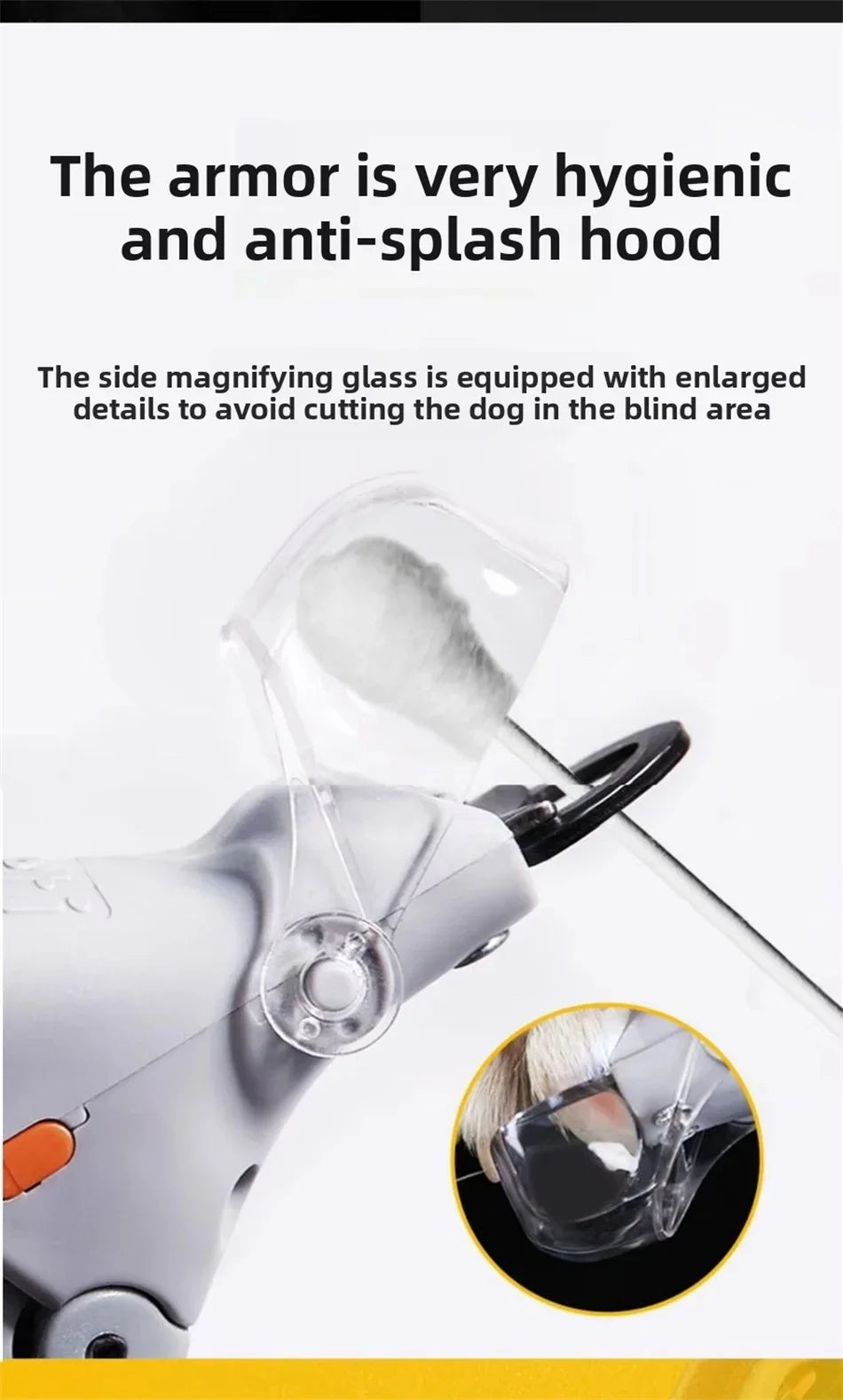 LED Pet Nail Clippers with 5X Magnifier