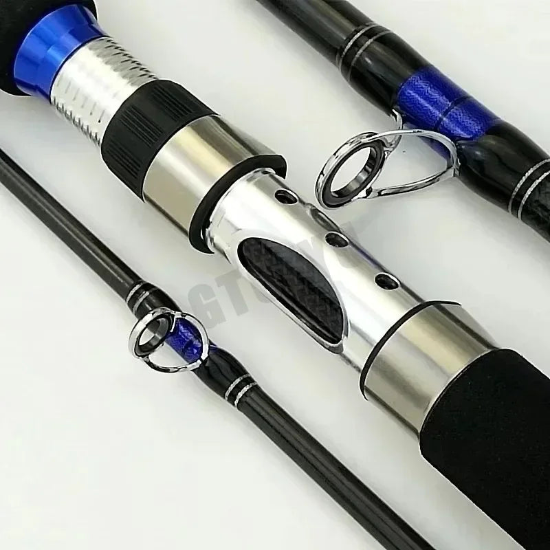 Three-Piece Carbon Boat Rod — 1.8 or 2.1 m