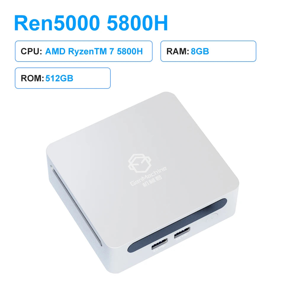GenMachine Ryzen 7 5800H Mini PC