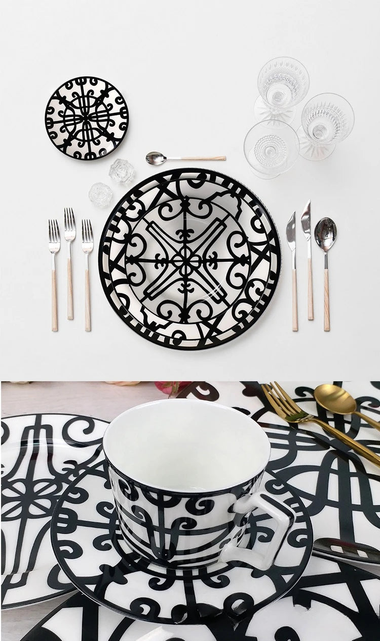 Nordic Ceramic Tableware — Plates & Cups