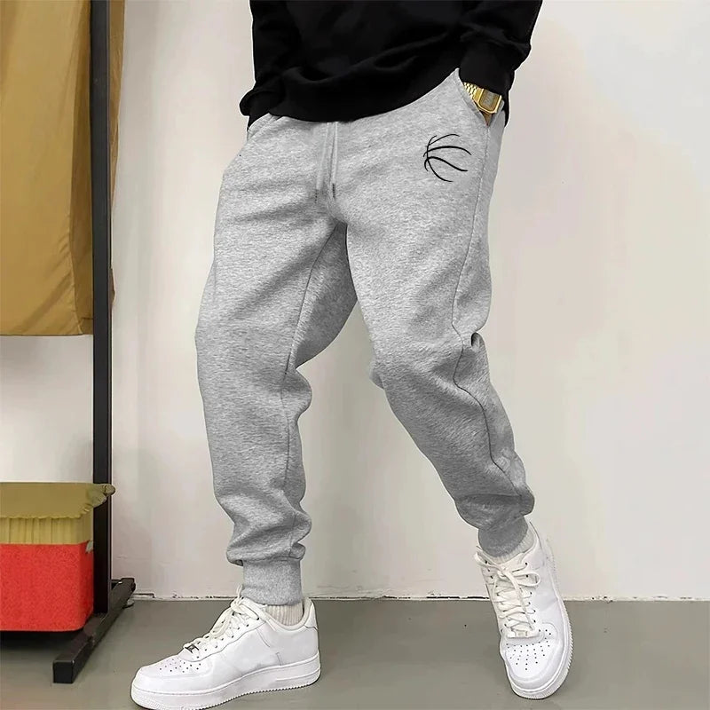 Men's Relaxed-Fit Drawstring Jogging Pants