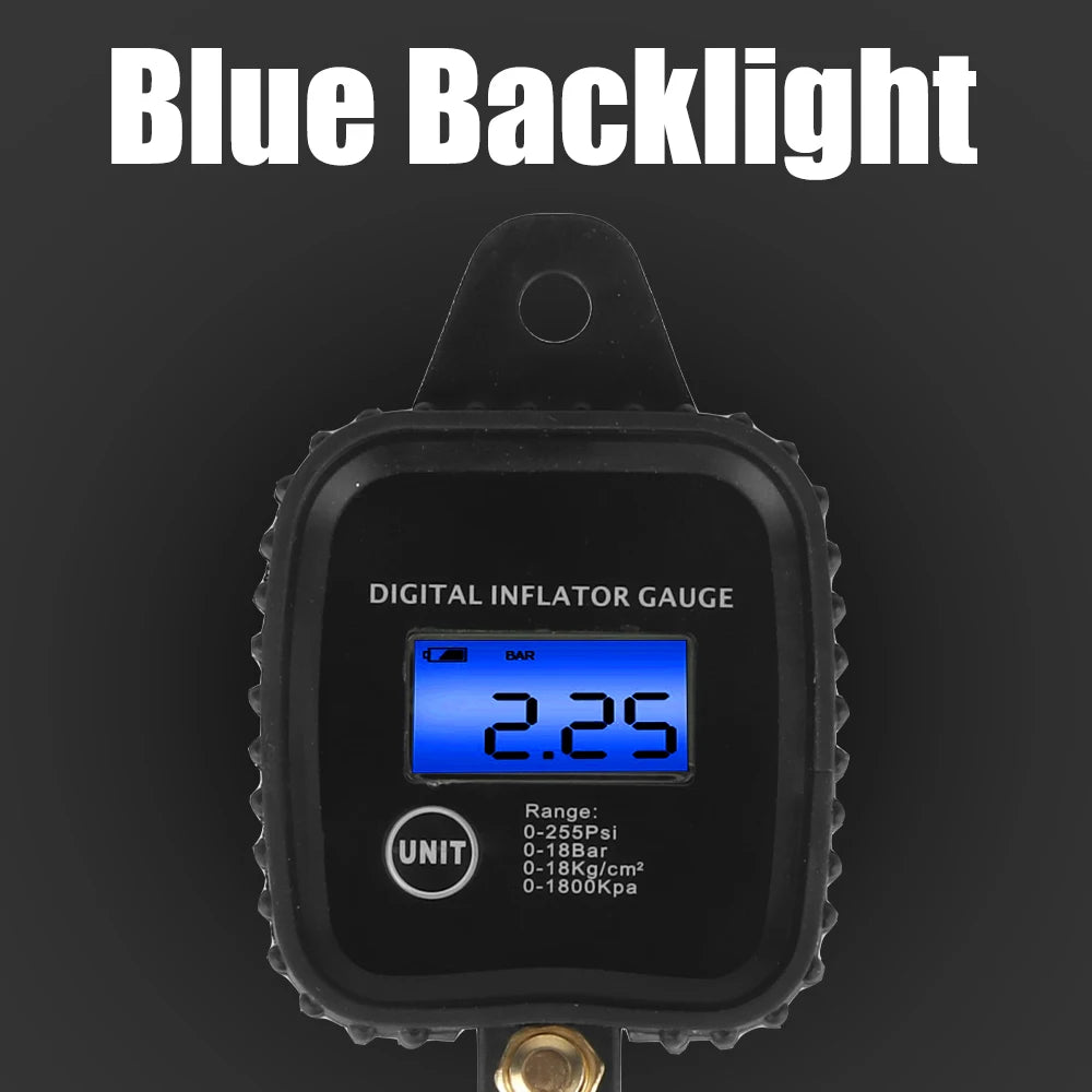 LEEPEE Digital Tire Inflator & Pressure Gauge