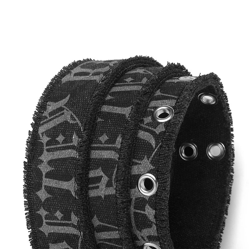 Unisex Double-Prong Canvas Belt