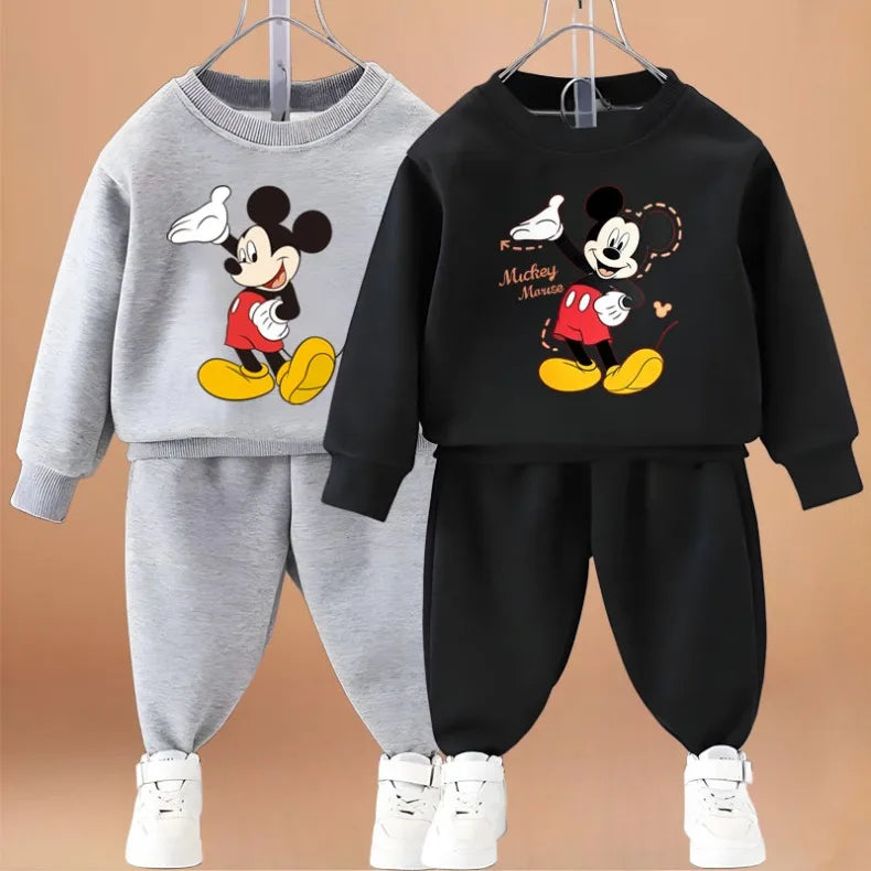 Children's Cartoon Pullover and Pants Set