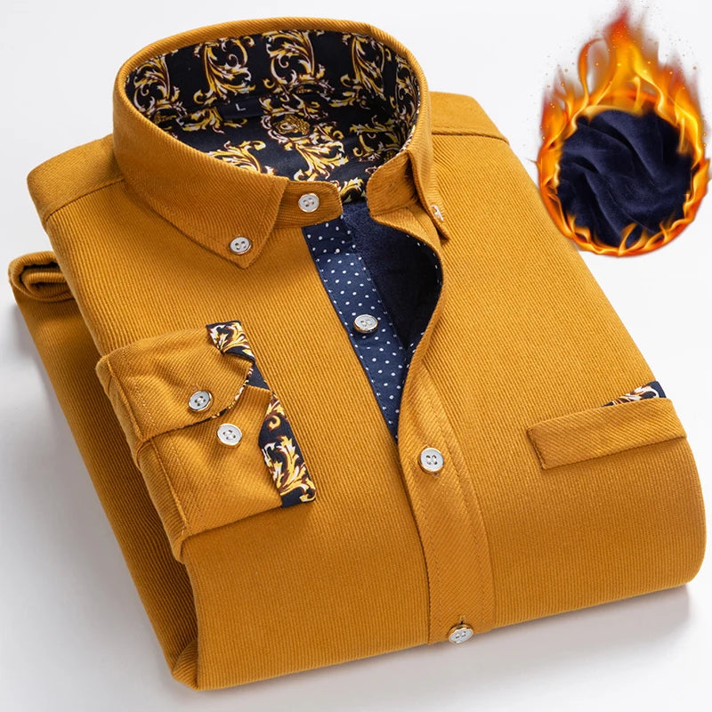 Men's Long-Sleeve Casual Autumn Shirt