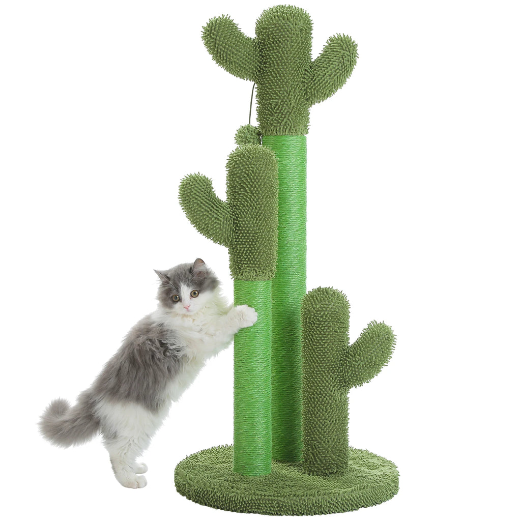 83cm Cactus Cat Scratching Post with Three Poles