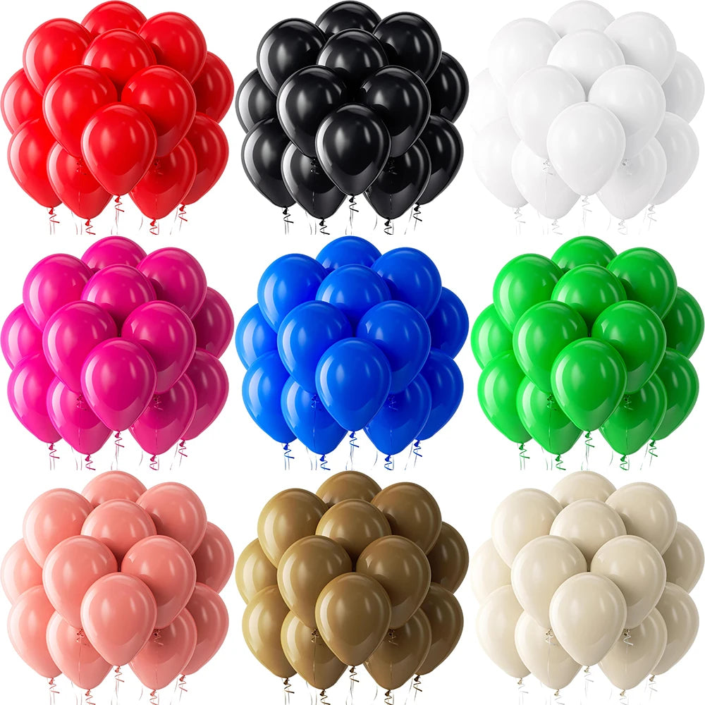 5, 10 & 12-Inch Latex Balloons, Color Pack Options