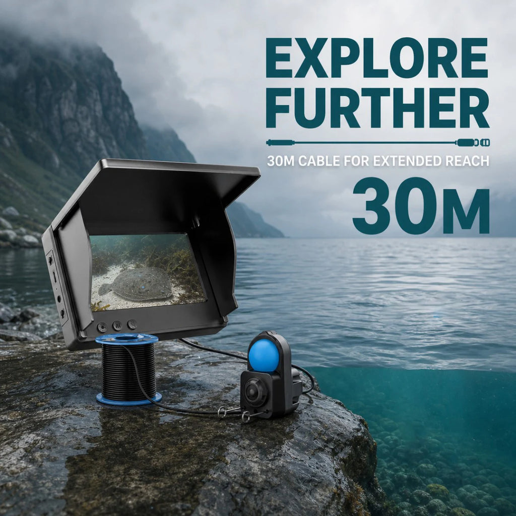 P300 Underwater Fishing Camera, 4.3-Inch Monitor & 15 m Cable