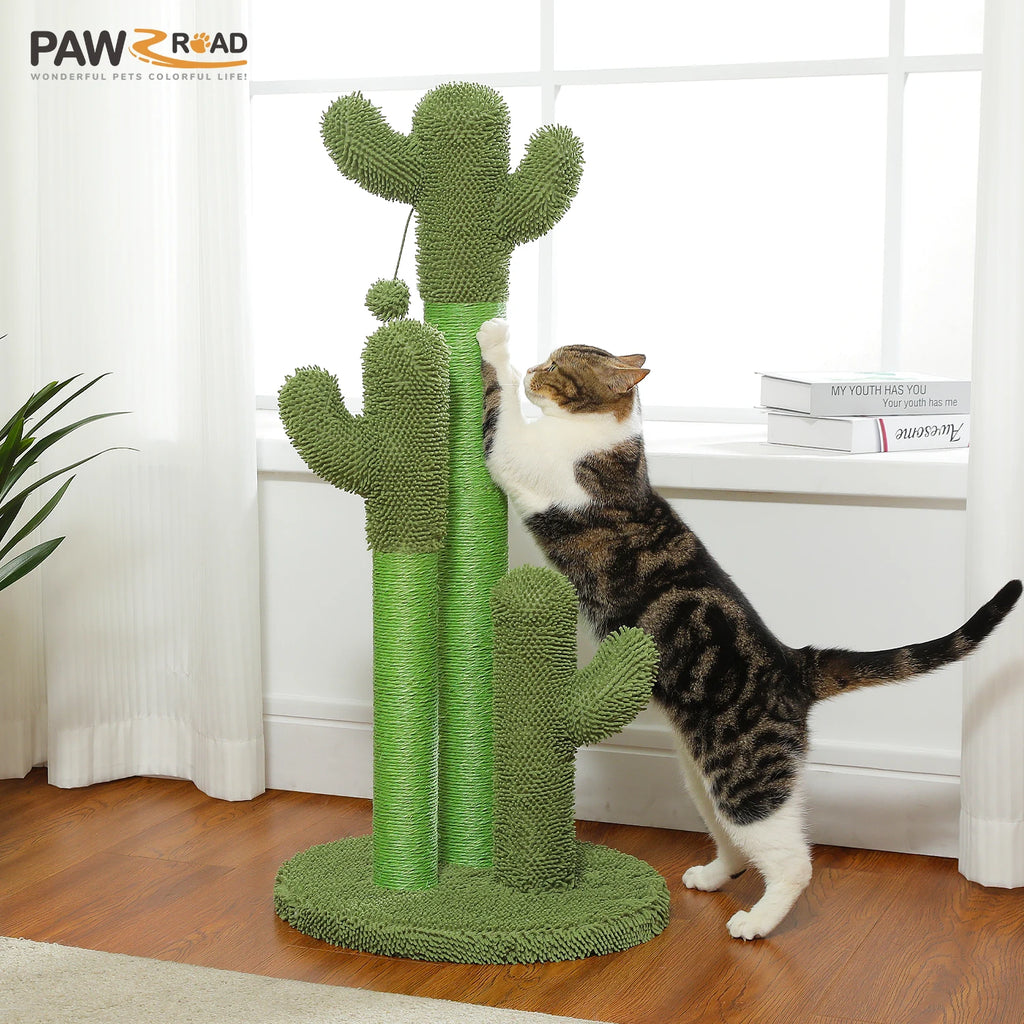 83cm Cactus Cat Scratching Post with Three Poles