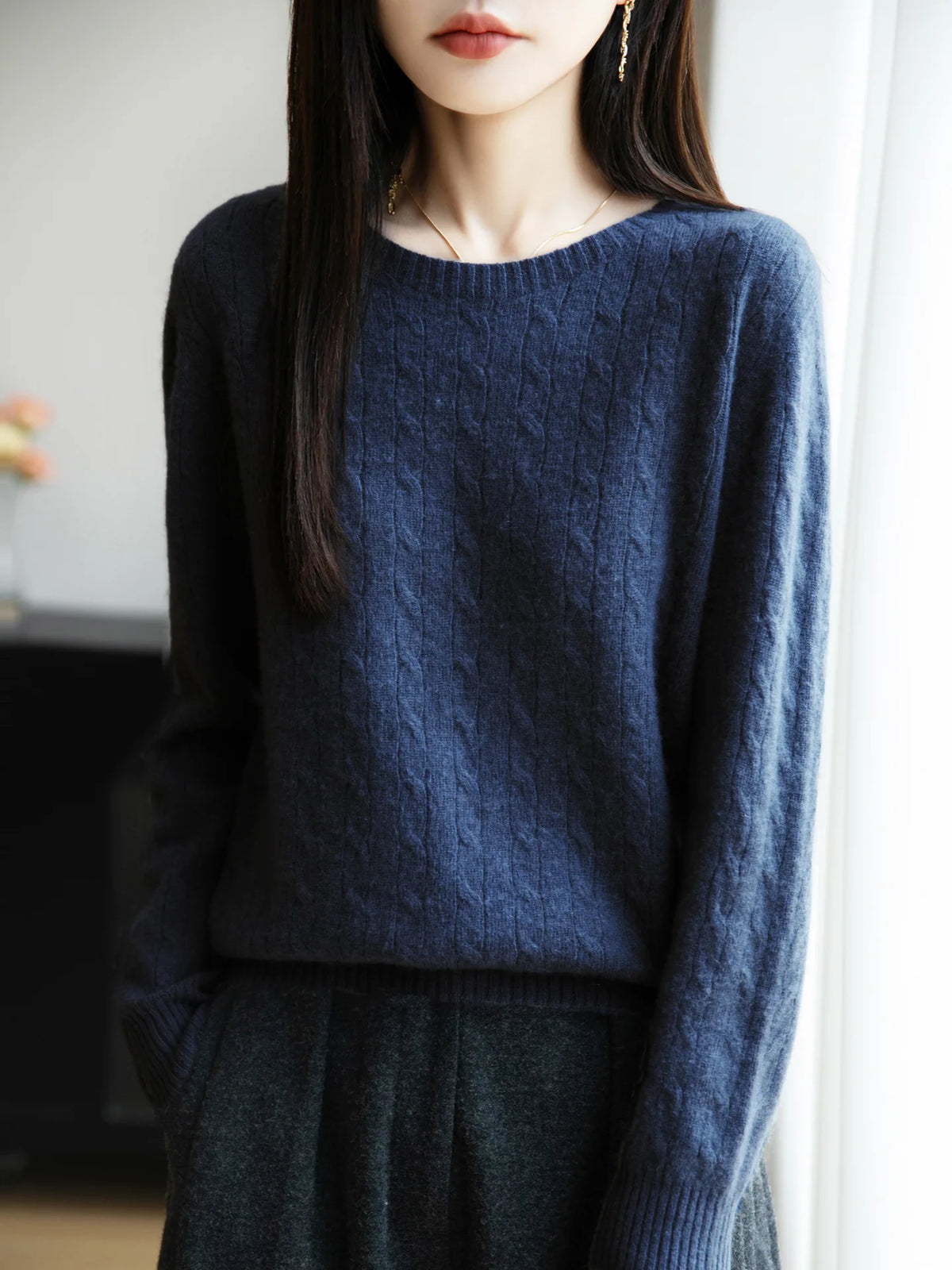 Women Sweater Loose Fashion Long Sleeve Pullovers Autumn Winter Warm Solid Bottoming Shirt Korean Fashion Knitted Jumpers Whispering Desires Shoppe