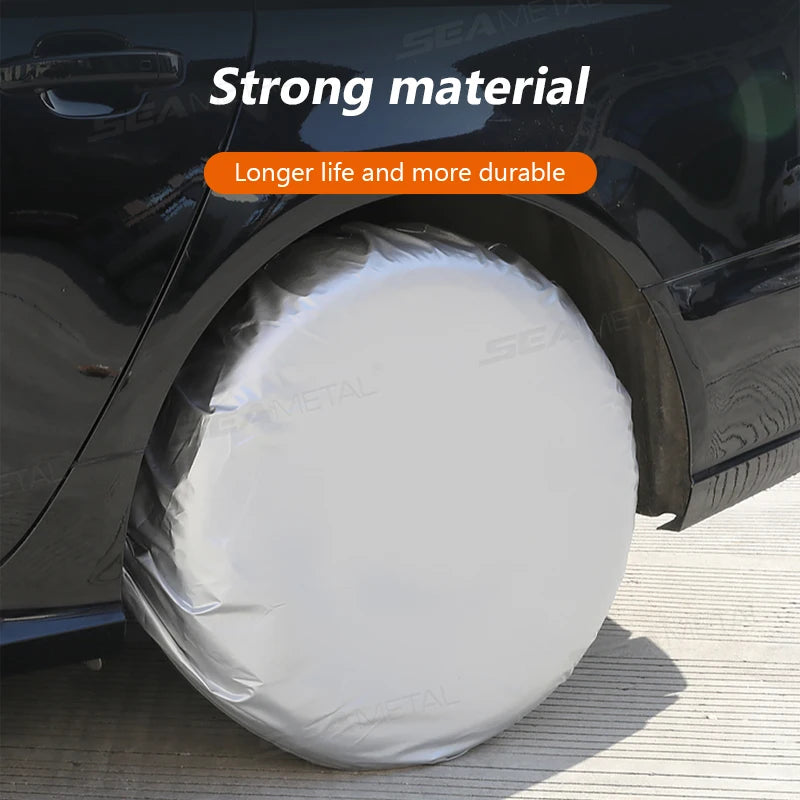 SEAMETAL Tire Covers – 29–32 Inch, 1 or 4 Pieces