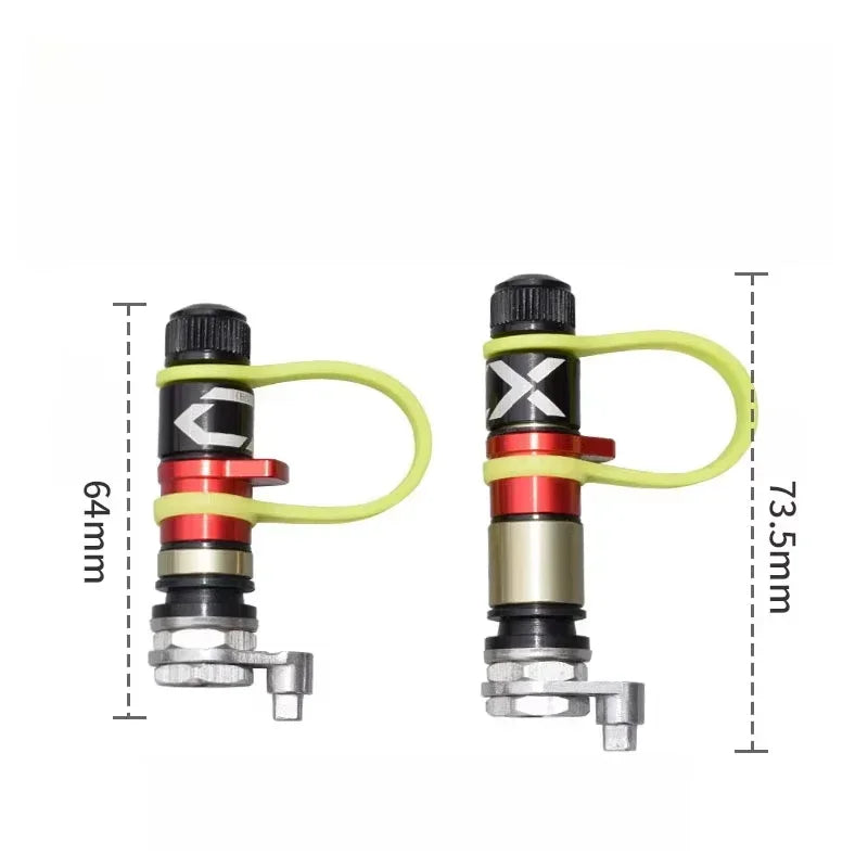 Off-Road Quick-Release Tire Valves – 64 or 73.5 mm