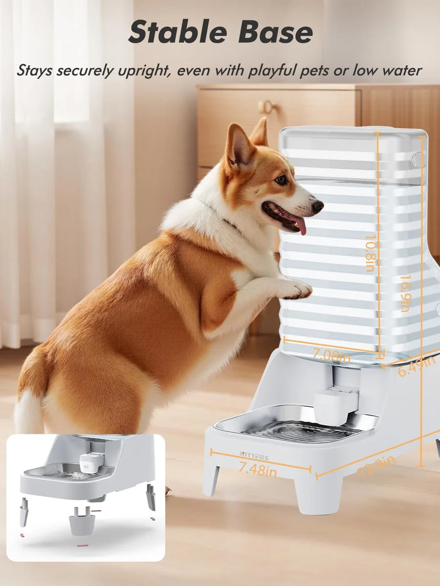 NITYERS 6L Gravity Pet Water Dispenser