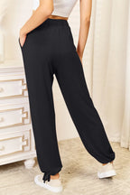 Basic Bae Rayon Drawstring Pants with Pockets - Whispering Desires Shoppe