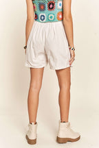 ADORA Drawstring Shorts with Pockets - Whispering Desires Shoppe
