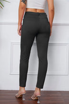 StretchyStitch Pocketed Pants — Basic Bae - Whispering Desires Shoppe