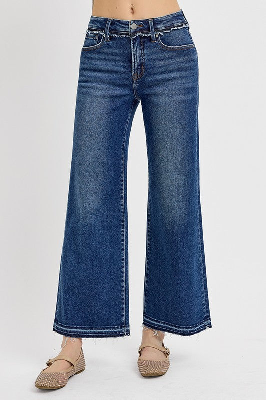 RISEN Full Size Tummy Control Bootcut Jeans Plus Size - Whispering Desires Shoppe