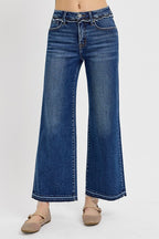 RISEN Full Size Tummy Control Bootcut Jeans Plus Size - Whispering Desires Shoppe